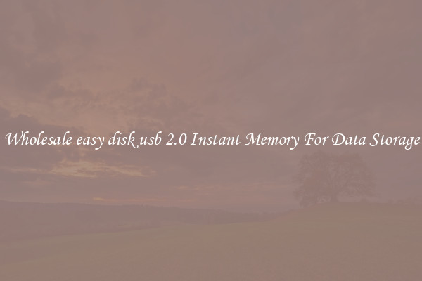 Wholesale easy disk usb 2.0 Instant Memory For Data Storage