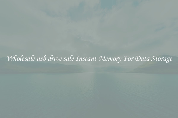 Wholesale usb drive sale Instant Memory For Data Storage