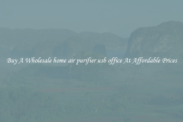 Buy A Wholesale home air purifier usb office At Affordable Prices