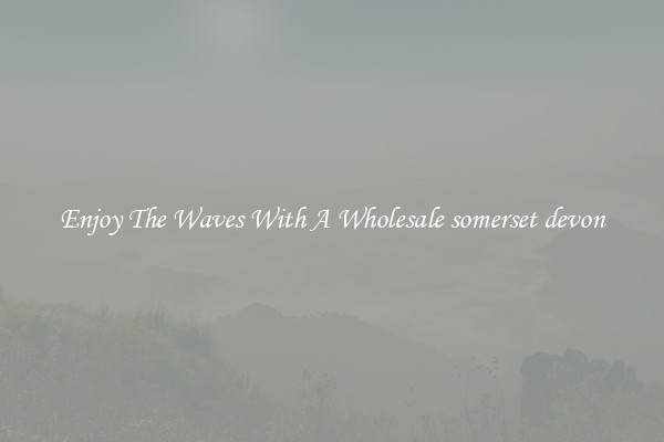 Enjoy The Waves With A Wholesale somerset devon