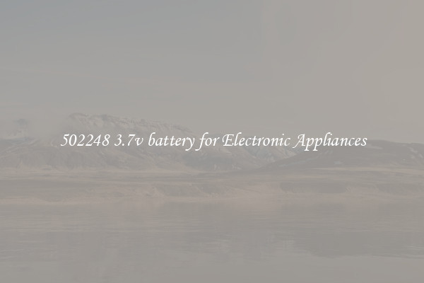 502248 3.7v battery for Electronic Appliances