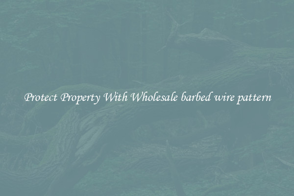 Protect Property With Wholesale barbed wire pattern