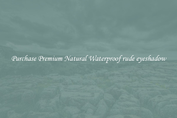 Purchase Premium Natural Waterproof rude eyeshadow
