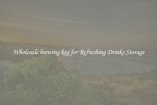 Wholesale brewing keg for Refreshing Drinks Storage