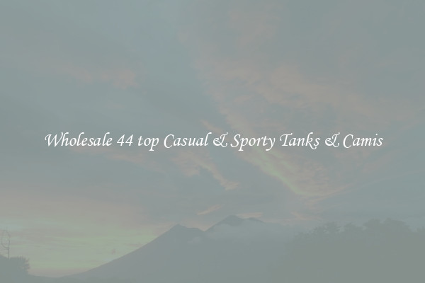 Wholesale 44 top Casual & Sporty Tanks & Camis